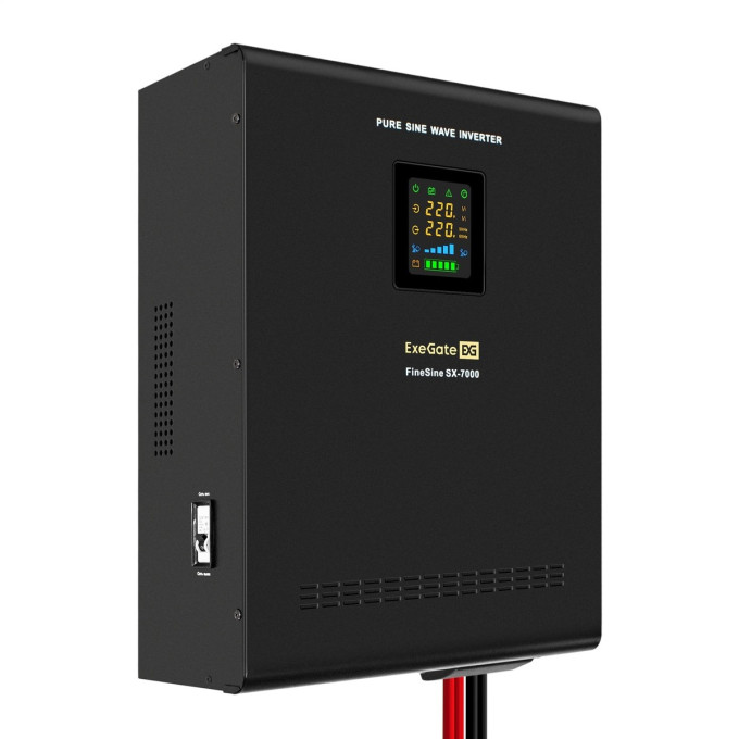 ИБП (инвертор, синус, для котла, настенный) EXEGATE FINESINE SX-7000.LCD.AVR.2SH.T EX296005RUS
